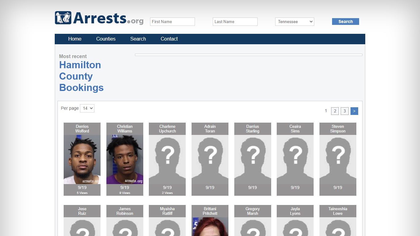 Hamilton County Arrests and Inmate Search